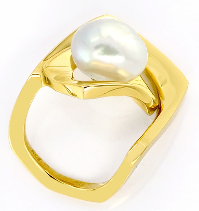 Foto 4 - Extravagantes Perlen-Schmuckset Ring Halsreif, S5470